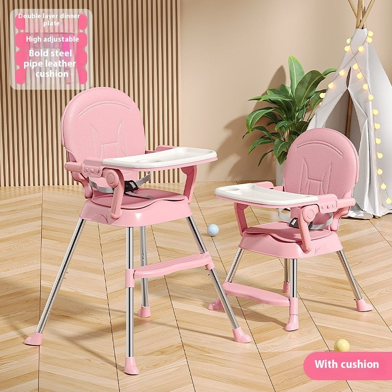 Baby Multifunctional Foldable Children's Dining Chair