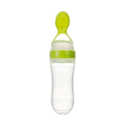 Silicone Squeeze Feeding Spoon Bottle