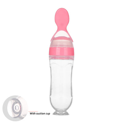 Silicone Squeeze Feeding Spoon Bottle