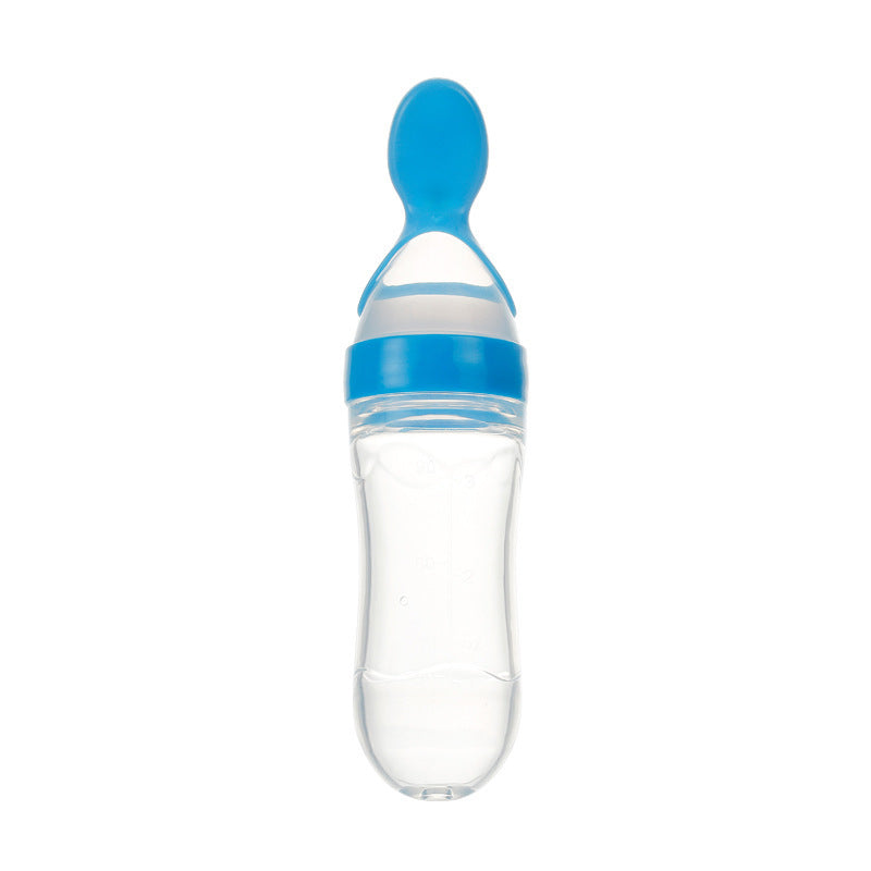 Silicone Squeeze Feeding Spoon Bottle