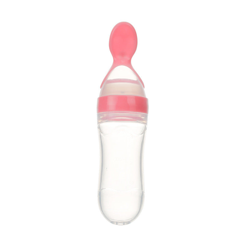 Silicone Squeeze Feeding Spoon Bottle