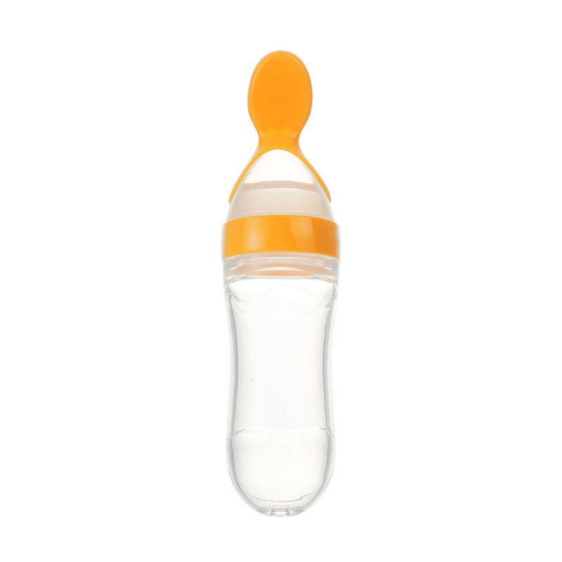 Silicone Squeeze Feeding Spoon Bottle