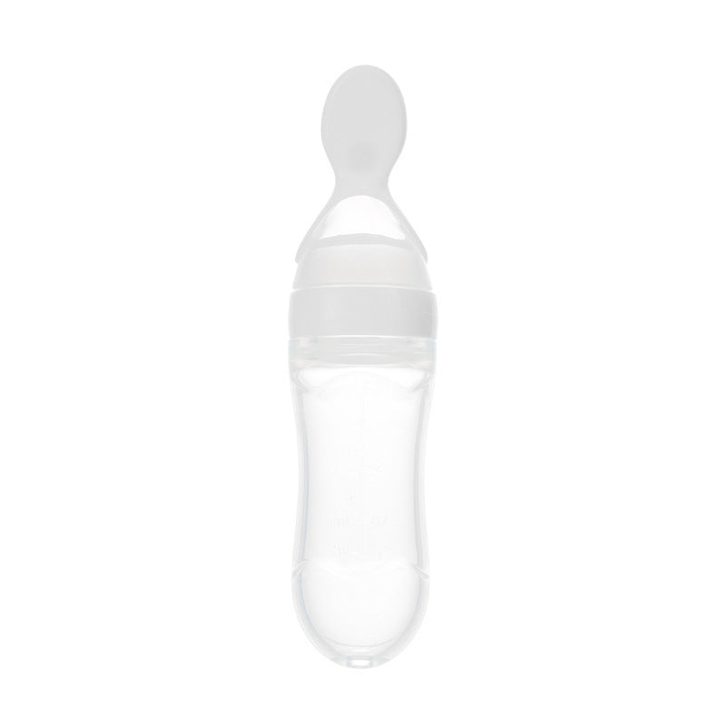 Silicone Squeeze Feeding Spoon Bottle