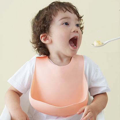 Soft Waterproof Silicone Baby Bib