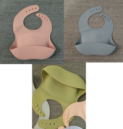 Soft Waterproof Silicone Baby Bib