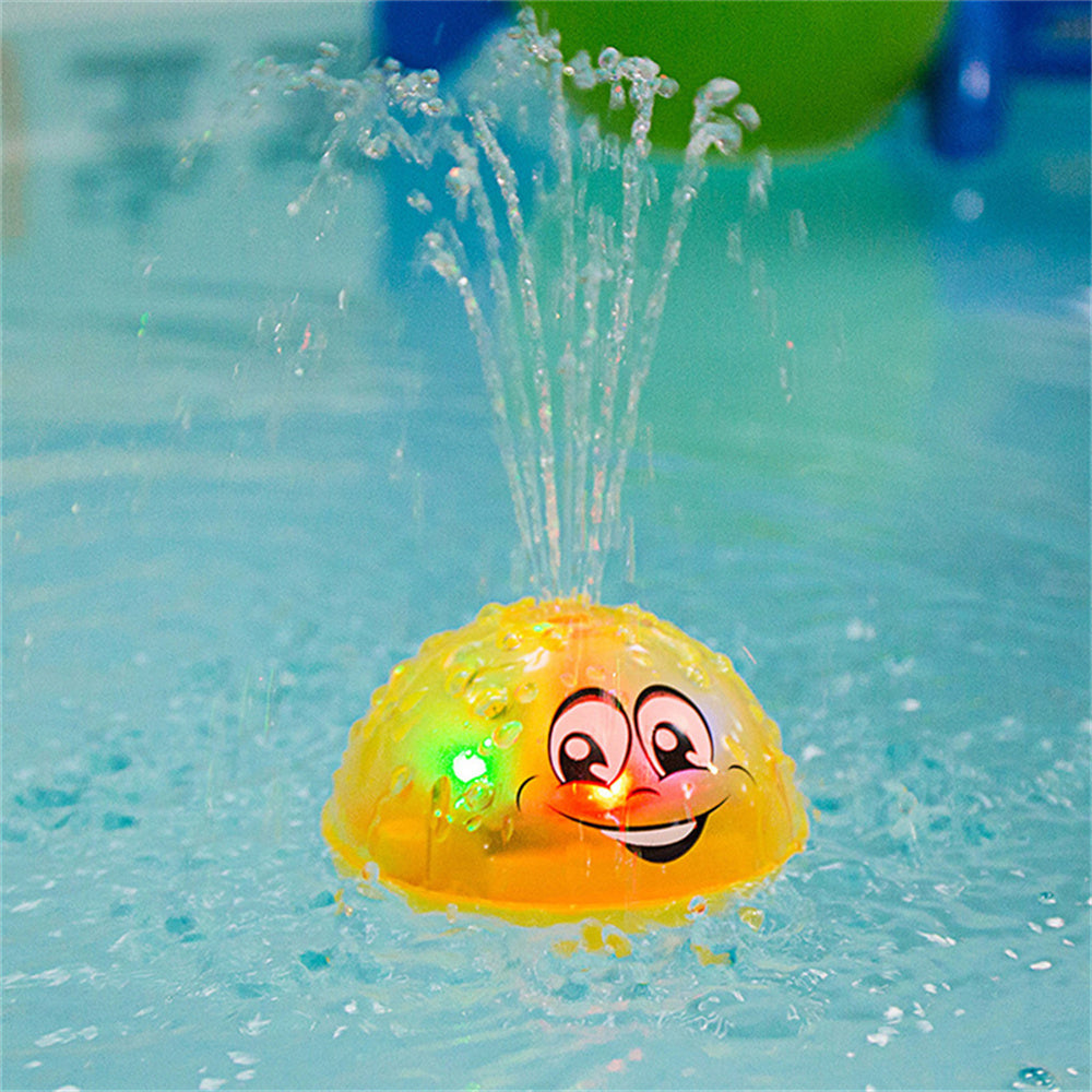 Water Spray Light Rotating Pool Toy