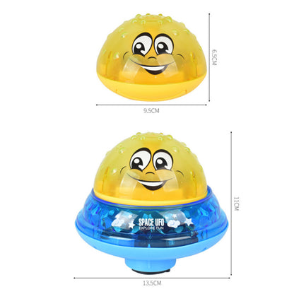 Water Spray Light Rotating Pool Toy